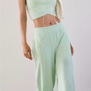 FP Movement by Free People Light Green Jumpsuit